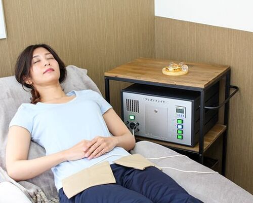 プラズマファイヤーを受けているところ