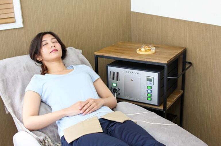 プラズマファイヤーを受けているところ